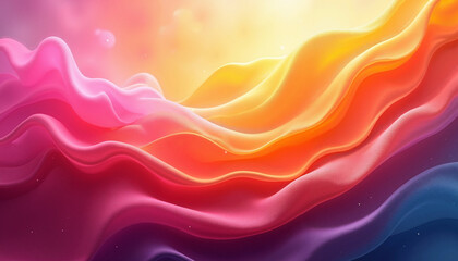 Fototapeta premium Abstract colorful wave patterns in gradient style