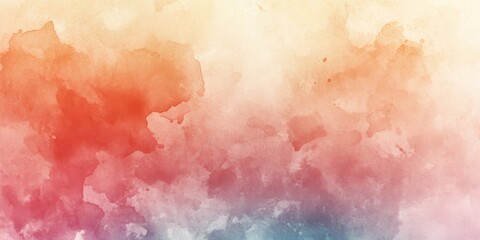 Obraz premium A stunning abstract canvas filled with soft hues of red, orange, and blue, creating a serene atmosphere perfect for artistic inspiration