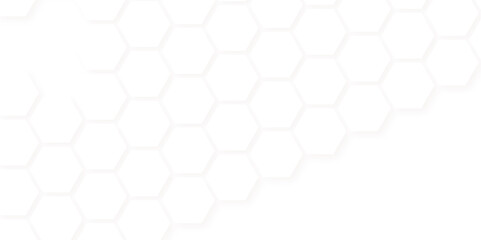 Abstract seamless honeycomb hexagon background. Geometric texture white pattern
design.
