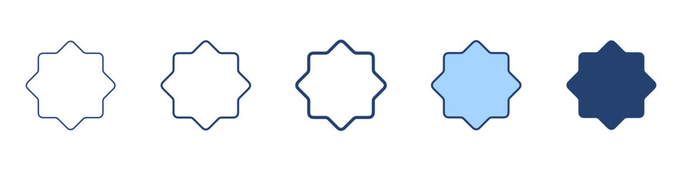 Badge icon Symbol set collection