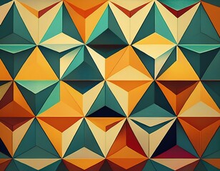 abstract triangle shapes in a geometric pattern