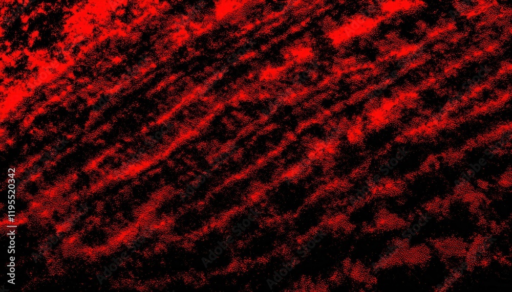 Poster abstract red and black grunge texture with pixelated halftone effect, ideal for backgrounds, graphic