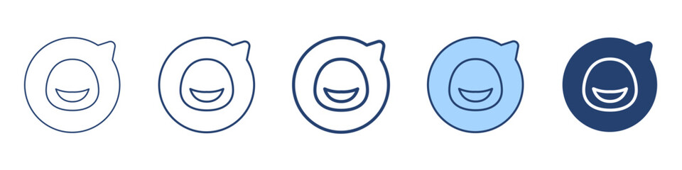 Lineage messages icon Symbol set collection