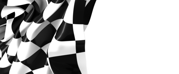 The checkered flag waves in victory a symbol of triumph and achievement