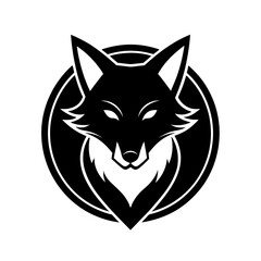 mascot logo illustration of a fox