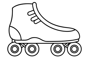 Minimal Roller Skate Art