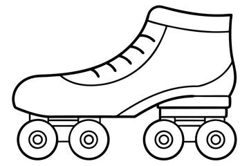 Minimal Roller Skate Art