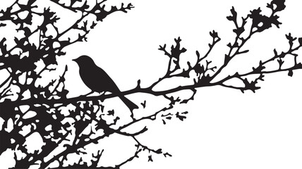 Whispering Wildlife: Enchanting Animal Silhouettes vector illustration |