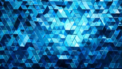 blue abstract tiangles background