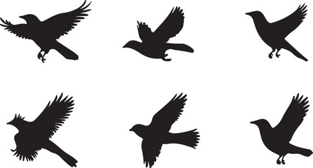 Obraz premium Whispering Wildlife: Enchanting Animal Silhouettes vector illustration |