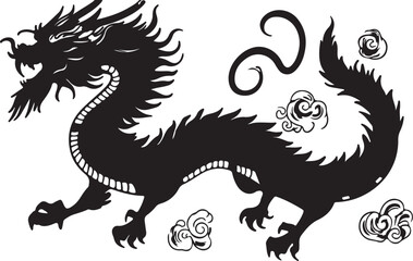 Whispering Wildlife: Enchanting Animal Silhouettes vector illustration |