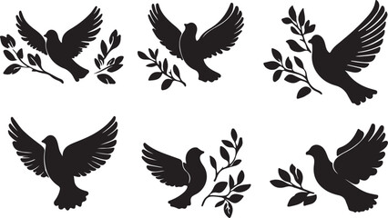 Whispering Wildlife: Enchanting Animal Silhouettes vector illustration |