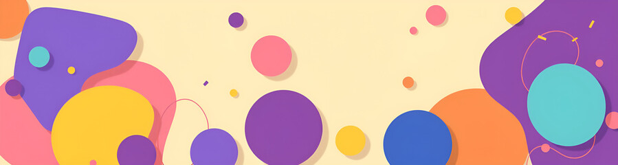 illustrazione sfondo con elementi astratti e motivi geometrici a tema surreale