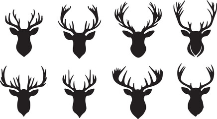 Whispering Wildlife: Enchanting Animal Silhouettes vector illustration |
