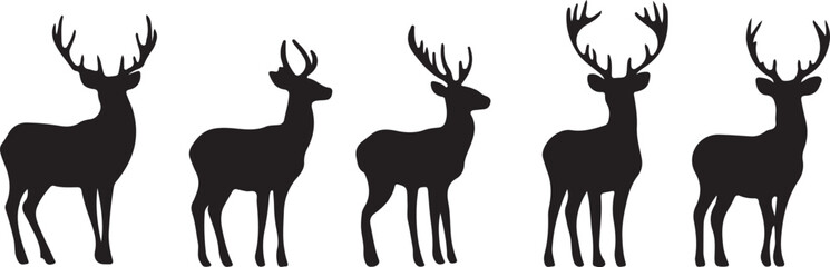 Whispering Wildlife: Enchanting Animal Silhouettes vector illustration |
