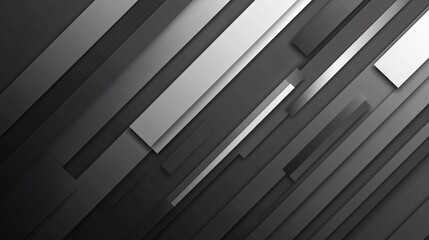 Obraz premium Abstract Gray and Black Diagonal Stripes Background