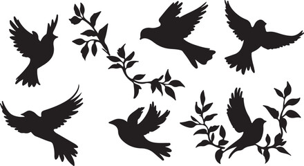 Whispering Wildlife: Enchanting Animal Silhouettes vector illustration |
