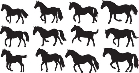 Whispering Wildlife: Enchanting Animal Silhouettes vector illustration |
