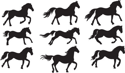 Whispering Wildlife: Enchanting Animal Silhouettes vector illustration |
