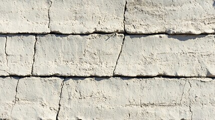 Obraz premium Cracked White Wall Texture Background Seamless Pattern