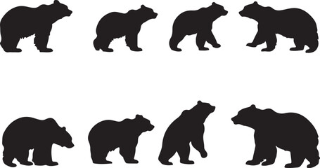 Whispering Wildlife: Enchanting Animal Silhouettes vector illustration |
