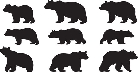 Whispering Wildlife: Enchanting Animal Silhouettes vector illustration |
