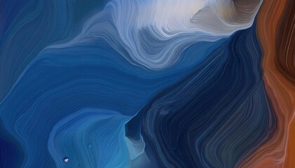 fluid abstract art with flowing blue, brown, and white gradients, ideal for modern interiors, creative backdrops, or digital designs

