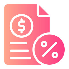 deflation gradient icon