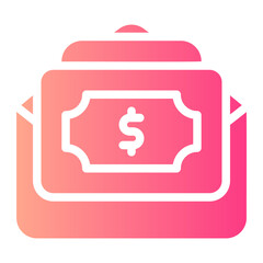 salary gradient icon