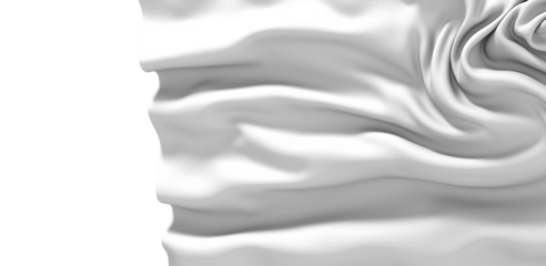 Abstract White Fabric Texture Background