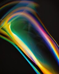 Vivid glowing light in abstract design