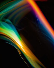 Colorful light flow with dynamic motion