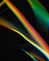 Creative energy burst in neon colors
