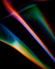 Radiant gradient texture in motion