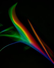 Radiant gradient texture in motion