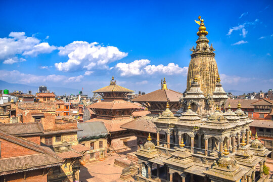 historcal buildings in Patan, Durbar Square