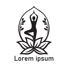 Yoga Meditation Logo Design 