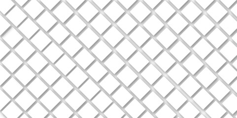 Abstract white and grey square pattern seamless mosaic tile texture geometric white background.