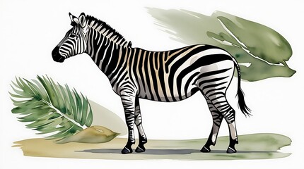 Zebra with background international zebra day 