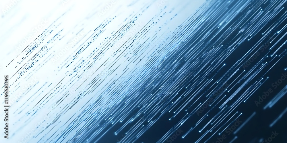 Fototapete blue abstract dynamic, modern minimal dotted lines abstract futuristic tech background ,