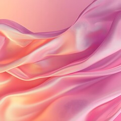 A silky gradient transitioning from vibrant magenta to pale peach, giving a luxurious effect.