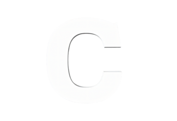 letter "C" 