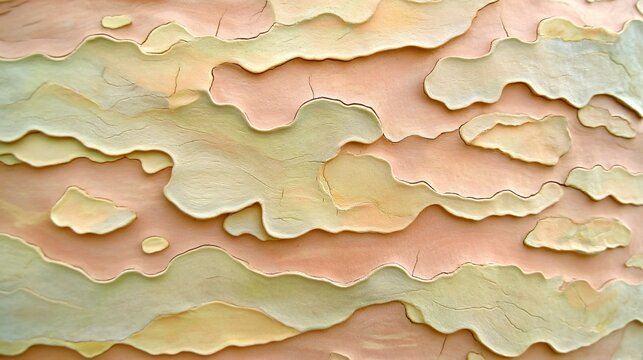 Abstract Tree Bark Texture Pastel Colors Nature Background