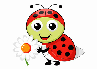 Cute Cartoon Turtle with Big Eyes and Happy Expression in Vibrant Colors