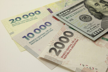 Dollar and Argentine Money
