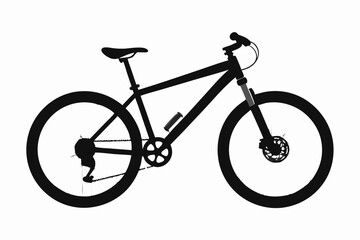 Fototapeta premium Cycling Line Art Vector Set