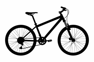 Fototapeta premium Cycling Line Art Vector Set