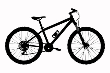 Fototapeta premium Cycling Line Art Vector Set