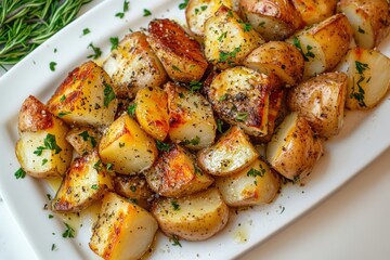 Roasted Potato Wedges with Herbs