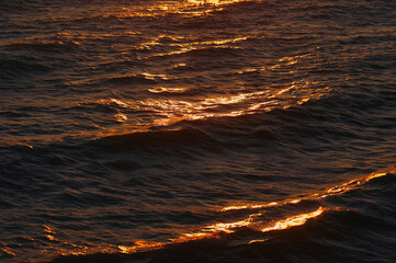 Photo of a beautiful unusual sunset